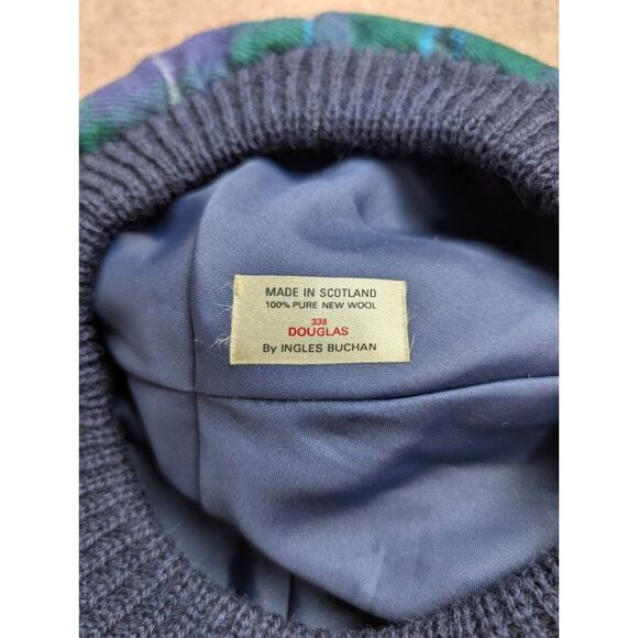 Ingles Buchan 100% Wool Douglas Tartan Tam Scotland Hat - Picture 5 of 6